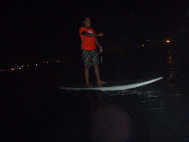 Paddle surf nocturno